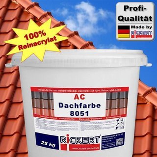 Dachfarbe 8051 25 kg Eimer Ziegelrot